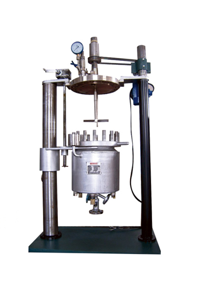 CJKX釜體升降型反應(yīng)釜（鎳材、油浴循環(huán)加熱）